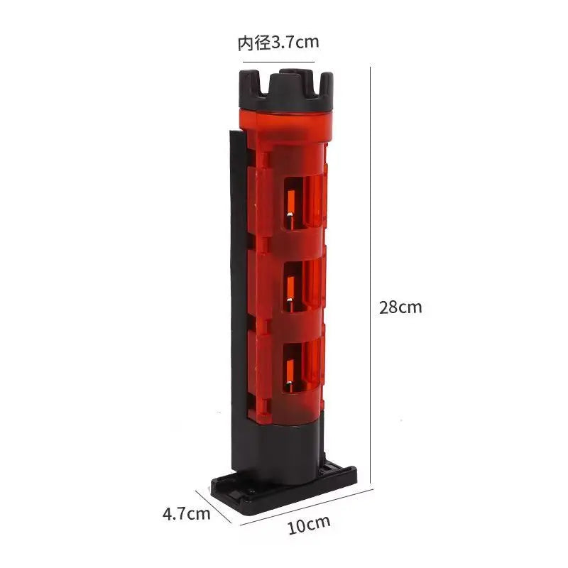 Multifunctional Portable Fishing Box Rod Stand Fishing Box Rod Barrel Holder Fishing Box Pole Accessories