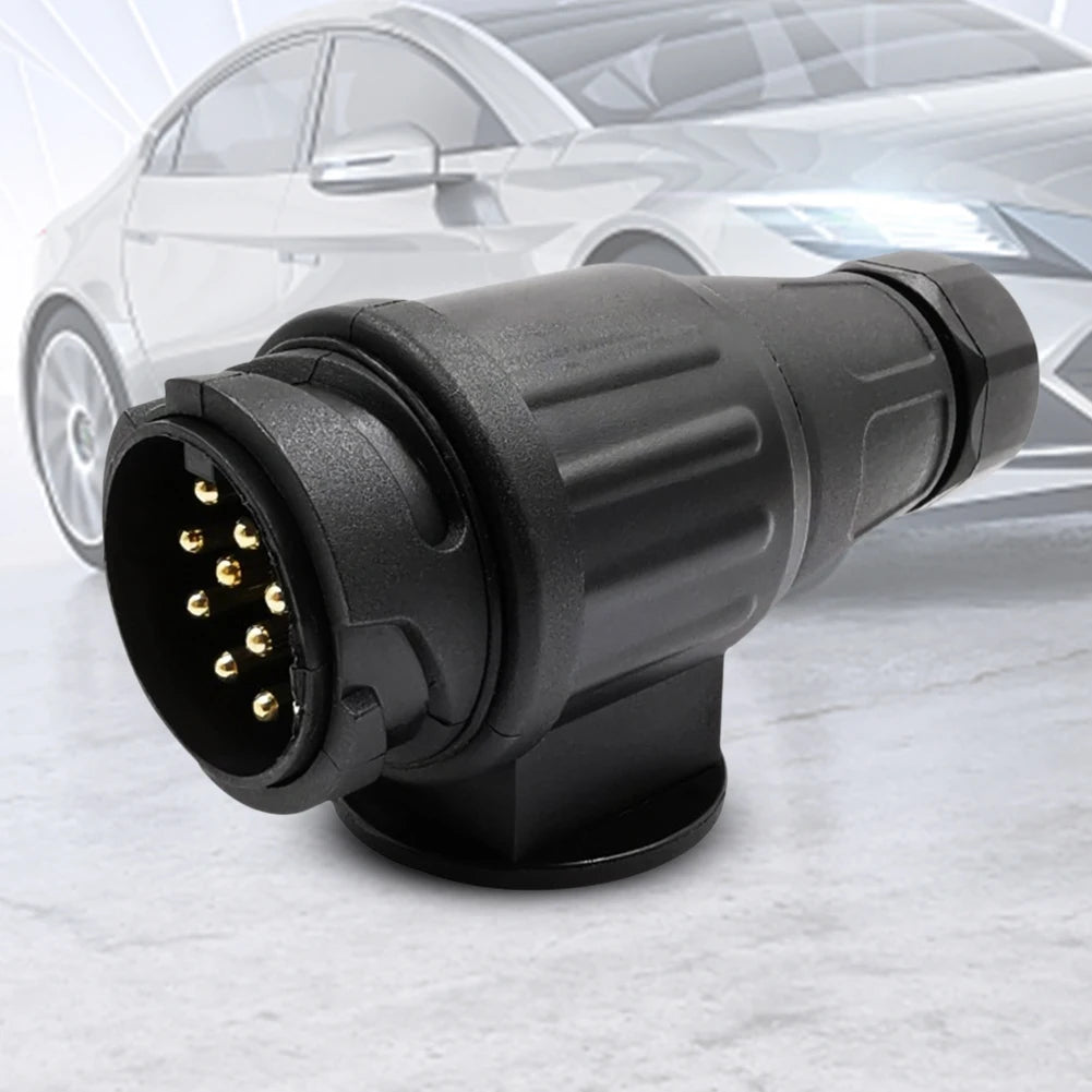 13Pin Trailer Plug 12V Towing Bar Socket 13 Pole Caravan Wiring Electrical Connector Trailer Electrical Connector for Vehicle RV