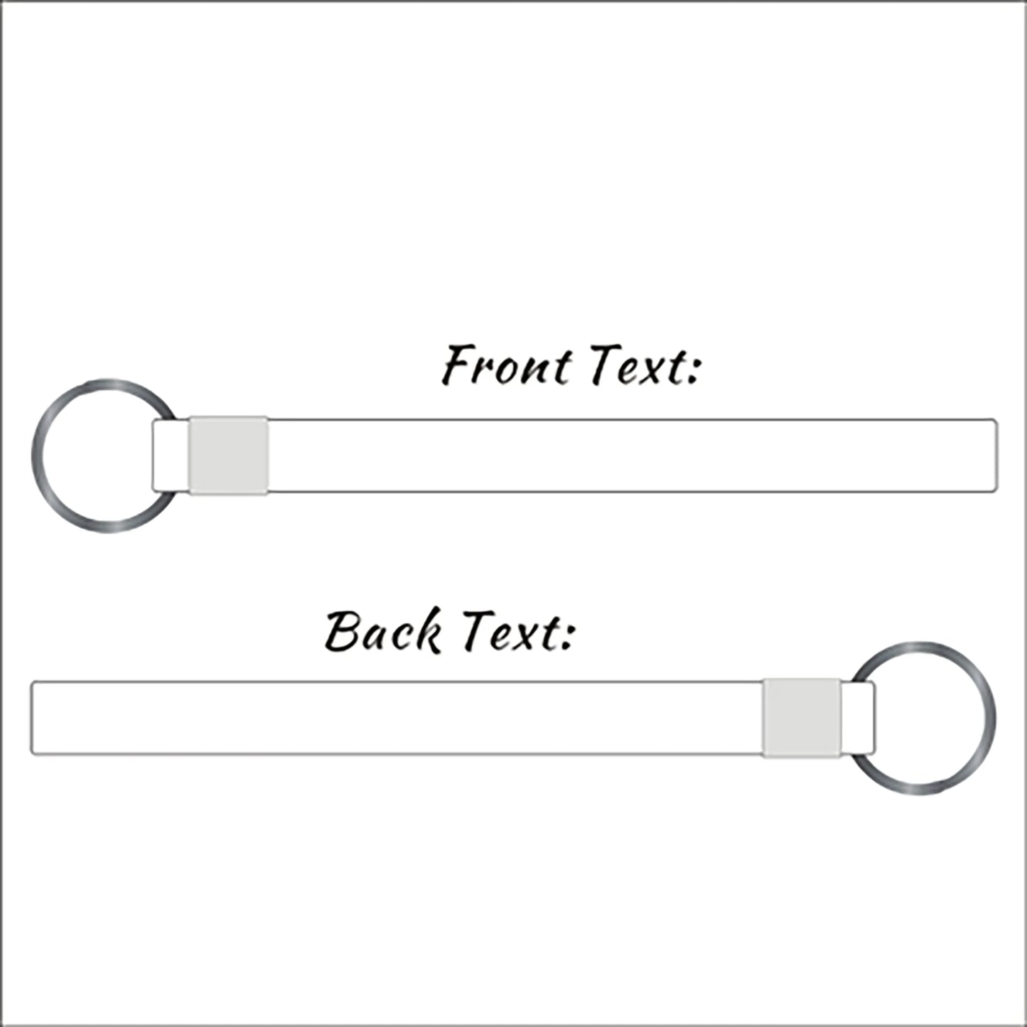 Custom Keychains Personalized Key Rings Llaveros Personalizados Customized for Events, Gifts, Backpacks, Awareness, Business