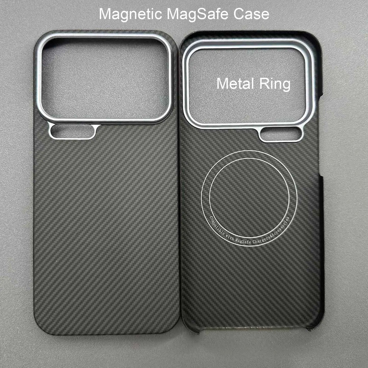 For xiaomi 17 pro max case kevlar 600d carbon aramid fiber magsafe fabric thin hard cover 17 pro magnetic balck Slim light red