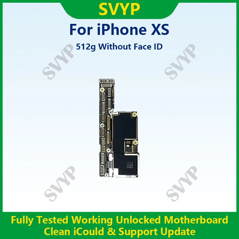 Fully Tested 100%Working Mainboard For iPhone X/XR/XS/XS Max With Face ID 64g/256g Cleaned iCloud And Unlocked Phone Motherboard