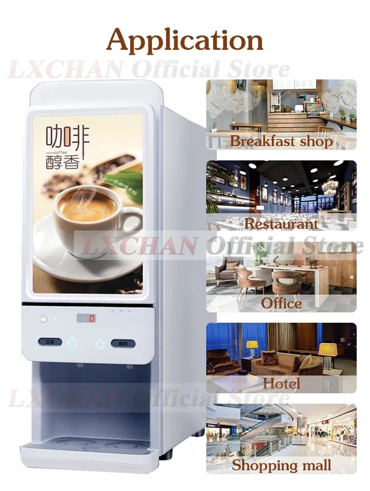 HomeWise CIMT2 Commercial Instant Soymilk Maker Automatic Instant Beverage Maker Soymilk/Coffee/Milk/Hot Chocolate 110V 220-240V