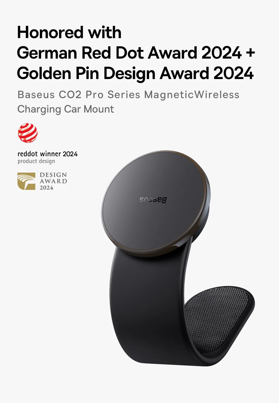 Baseus Magnetic Wireless Charger Car Phone Holder 15W Fast Charging Wireless Car Charger Holder For iPhone 16 15 14 13 Car Mount