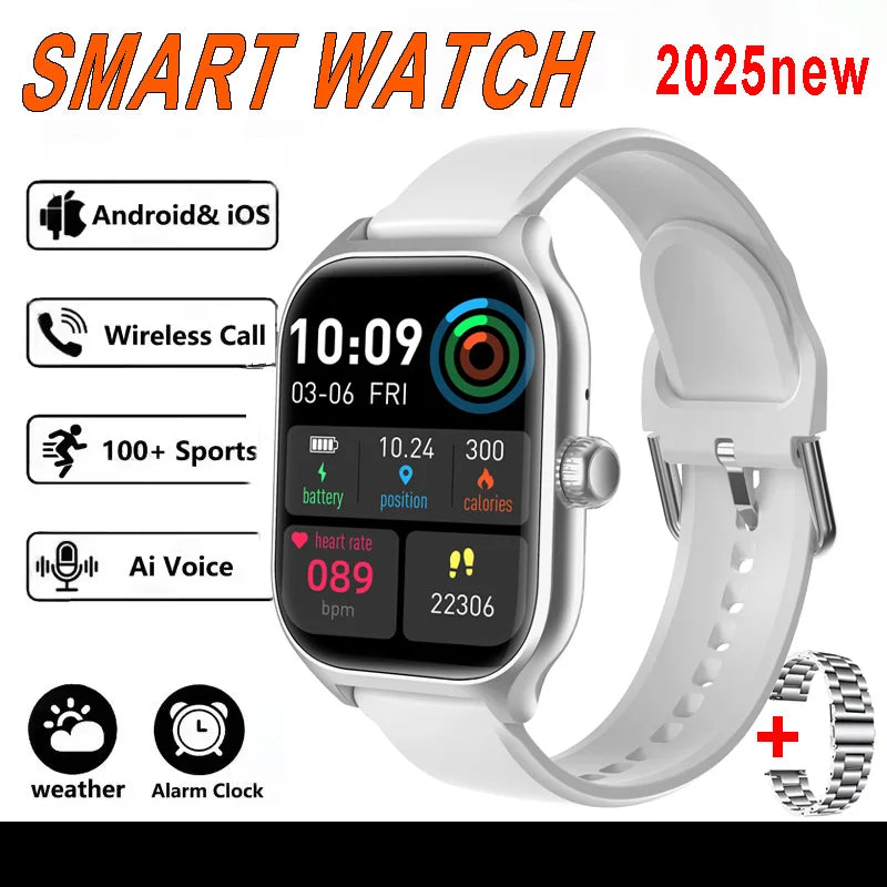 Smart Watch Bluetooth Calling Message Notification Multi-Sport Mode Heart Rate Blood Pressure Blood Oxygen Monitoring SmartWatch