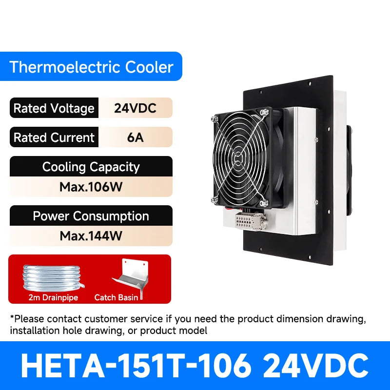 ENMG Industrial Cabinet Semiconductor Cooling System HET Kit 12V Peltier Cooling Module with Fan Heatsink & Electronic AC Green.