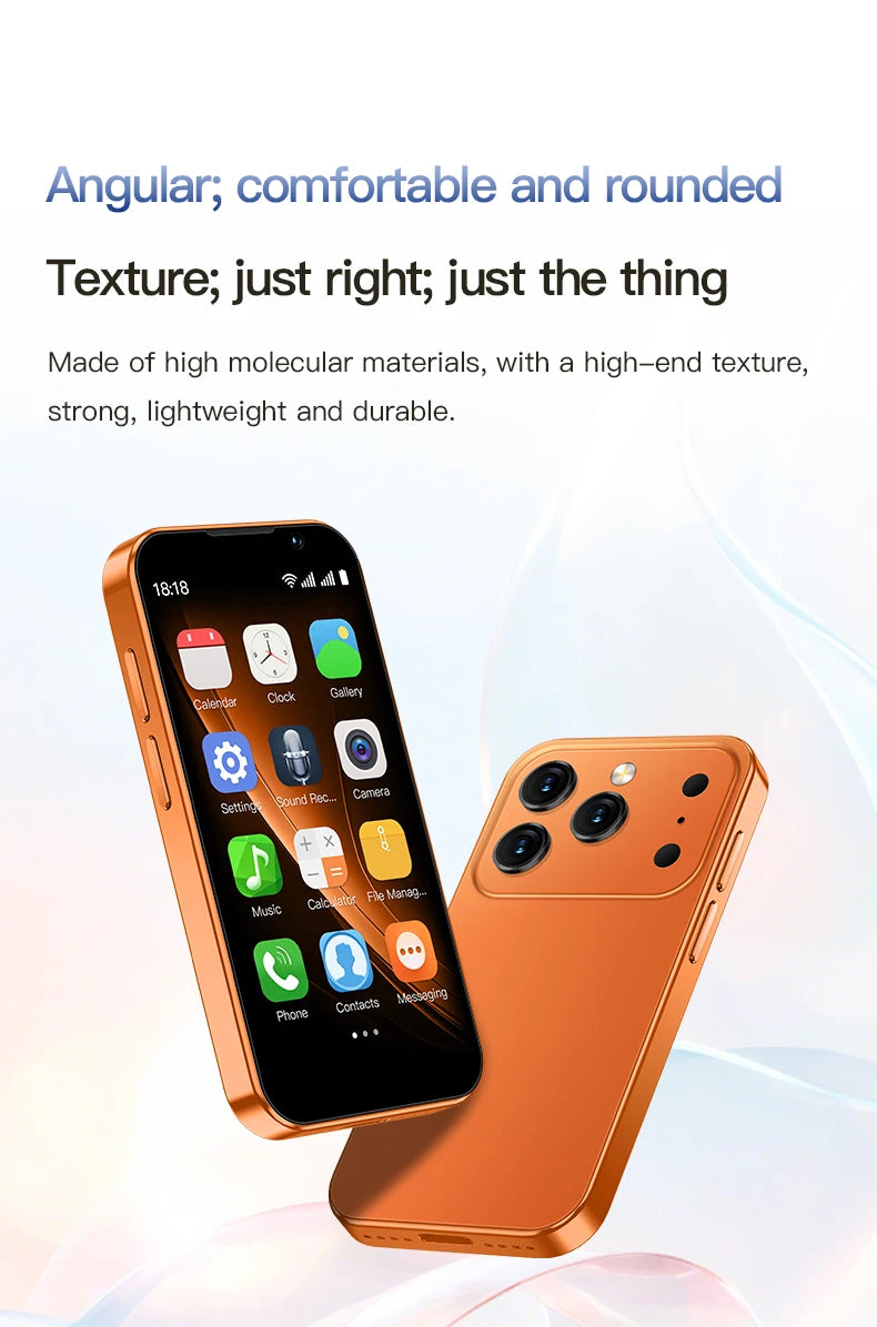 SOYES i17 Mini Smartphone 3.0" Screen 2GB RAM 16GB ROM Dual SIM Standby Dual Camera Android 9.0 Small Mobile Phone