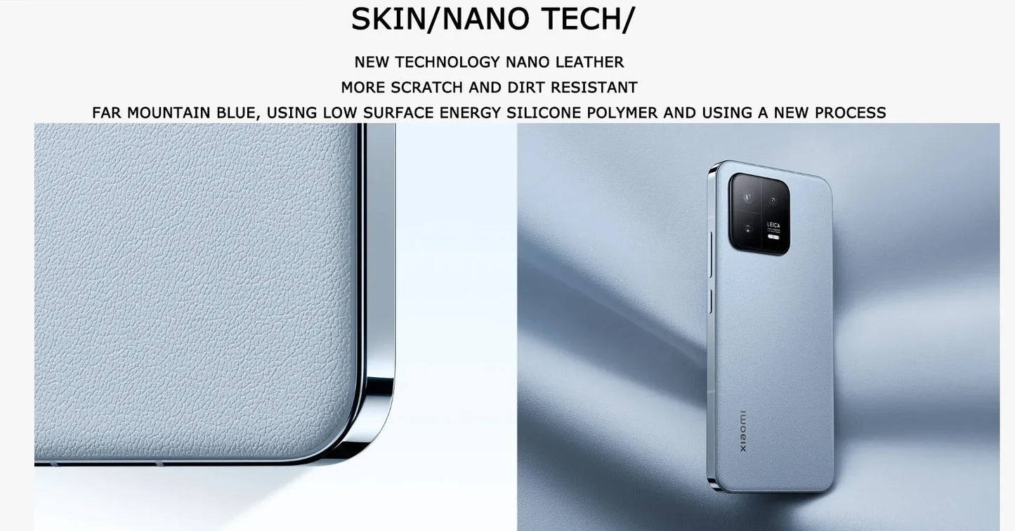 Global Firmware Xiaomi 13 5G Version Smartphone HyperOS 2.0 Blue celular IP68 full screen unlocked phone used phones no charger