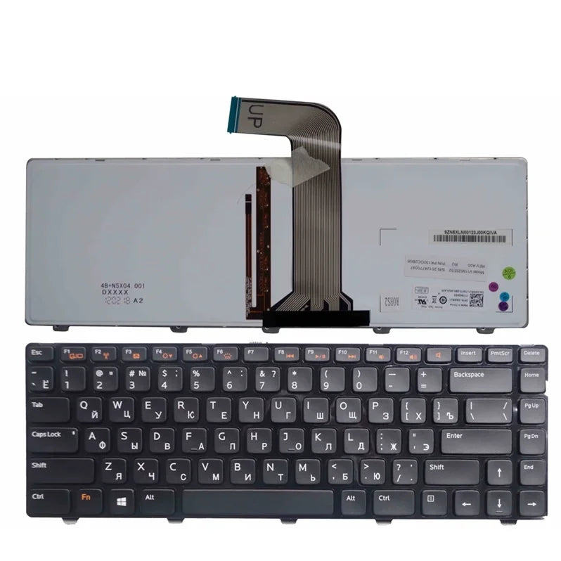 US/RU/SP/FR/AR/UK Keyboard For DELL Vostro V1440 V1450 v2420 2520 V3350 V131D Inspiron 7520 7420 15RR-3518 5520 14Z-N411Z