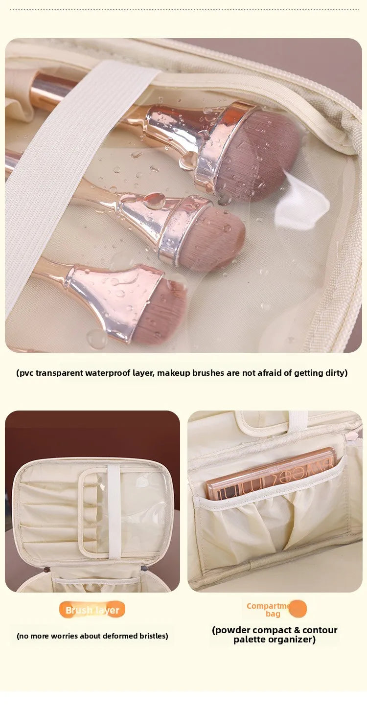 Multifunctional Cosmetic Bag Large Capacity Makeup Organizer Case For Women Travel Toiletry Storage Pouch Toilet storage bag