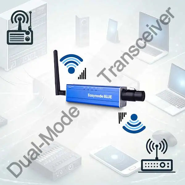 Pknight Upgraded 2.4G Wireless DMX Controller Easynode BLUE with Dual WiFi & Bluetooth Artnet & sACN Transceiver Interface