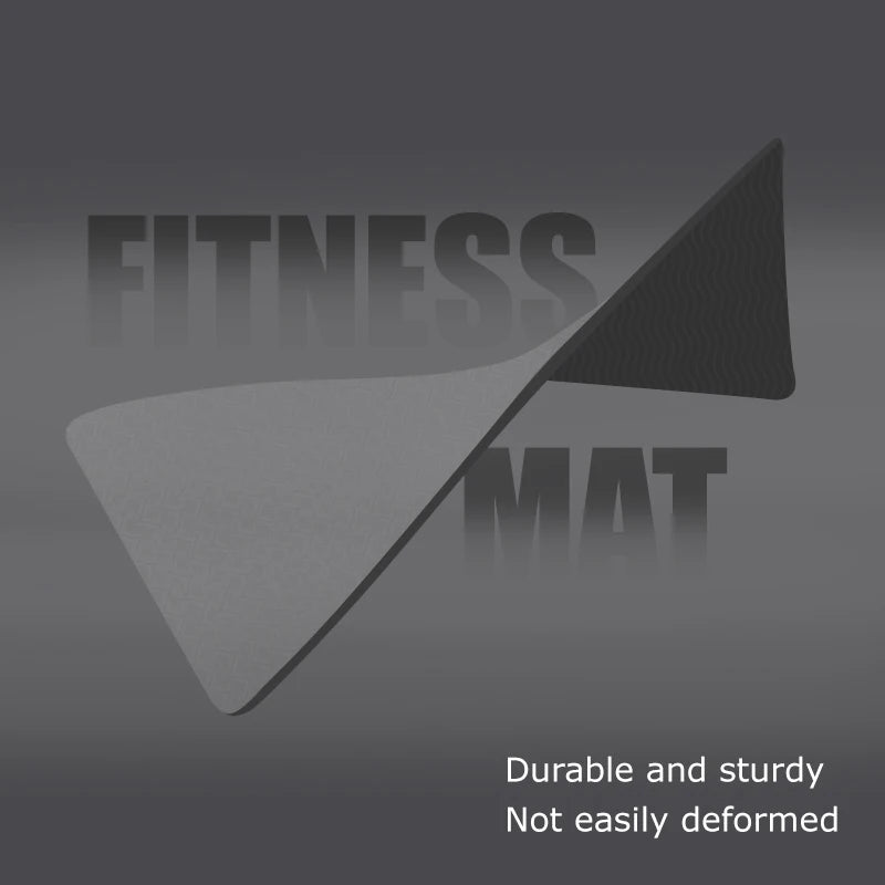 190CM Yoga Mat High Density Anti-Tear Exercise Mat Extra Long & Wide Non Slip Workout Mat with Carrying Strap for Sports Fitness