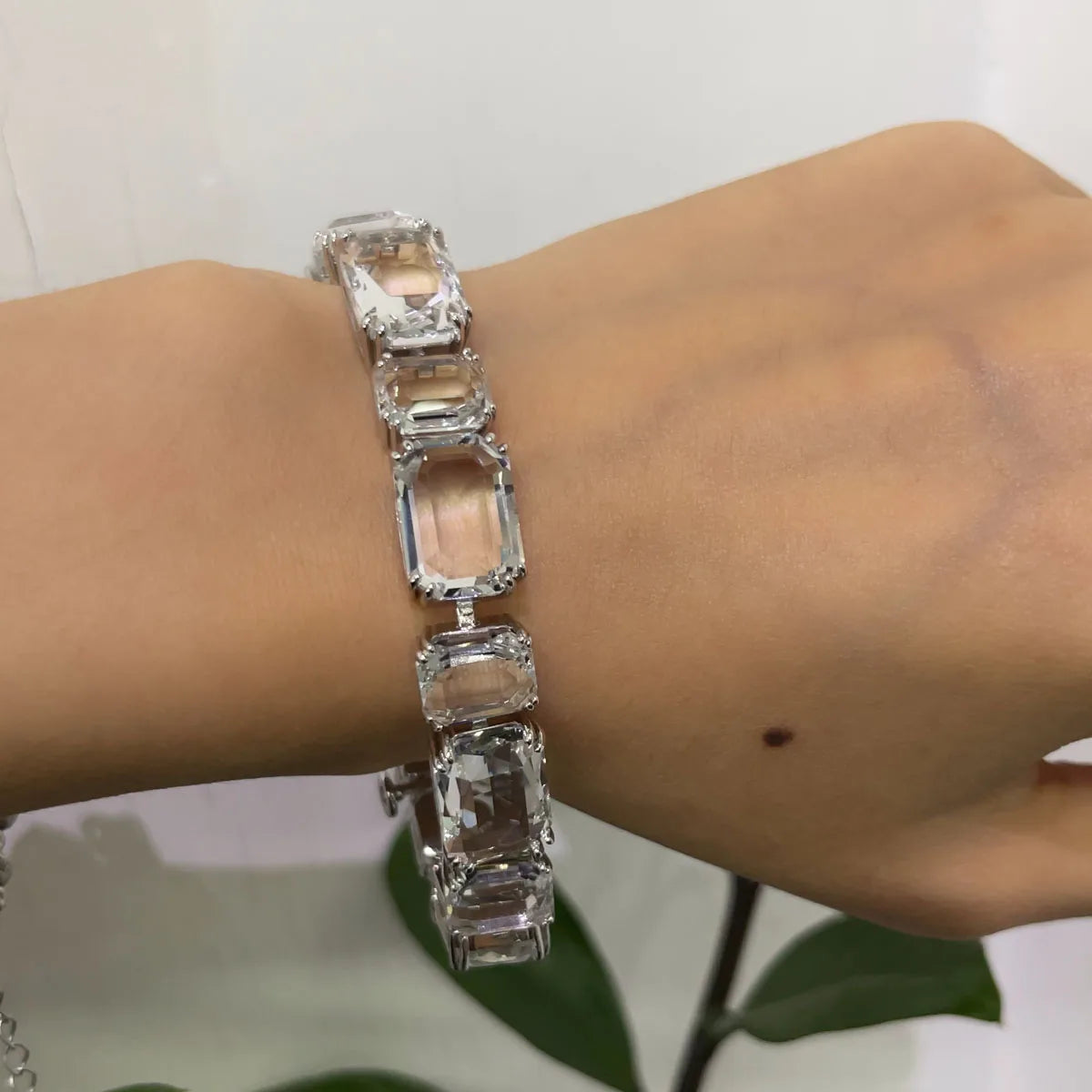 Original Charms Fine Jewelry Set Women Several Purple Zircon Crystal Necklace Bracelet Earrings Stainless Steel Romantic Gift