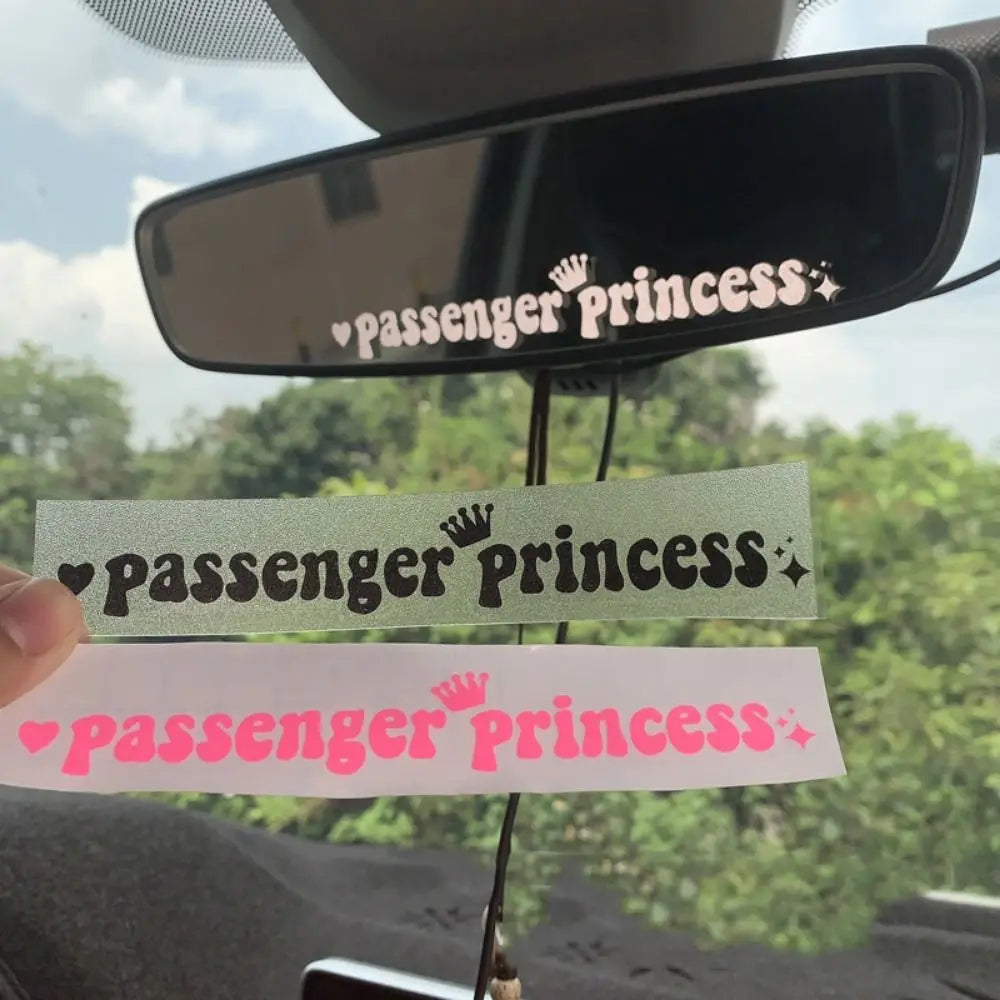 Passenger Princess Passenger Princess Car Stickers Self Adhesive Reflective Passenger Princess Sticker Personality Funny