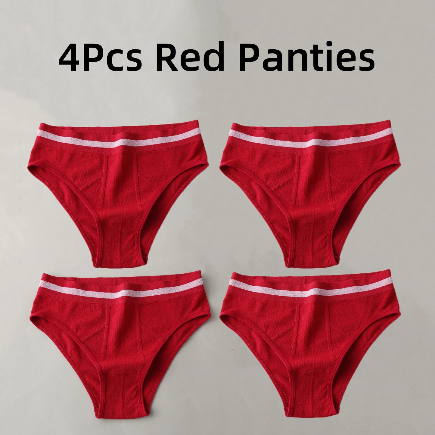 S-3XL 3-5Pcs Women Sport Briefs High Waist Panties Comfort Solid Color Underwear Sexy Underpants Intimate Lingerie Soft Briefs