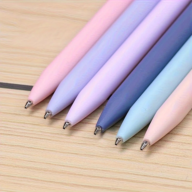 6/12 PCS Pencils for Students Use 0.5/0.7 Simple Triangular Rod Posture Correction Mechanical Pencils