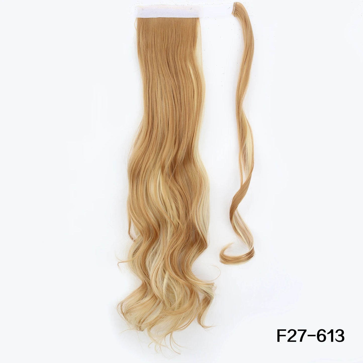 MERISIHAIR Synthetic 22 34 inches Long Straight Ponytail Extensions Heat Resisting Ponytail Brown Blonde Hair Women