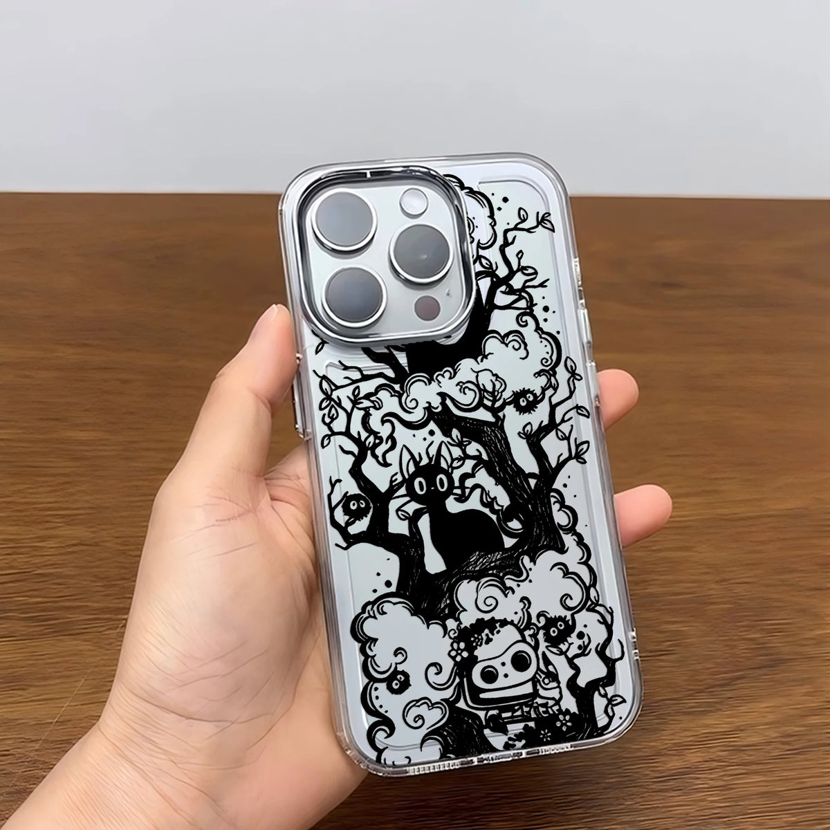 Lovely Black Monster Soot Sprites Phone Case For iPhone 17 16e 16 15 14 13 12 11mini Pro Max X XR XSMAX 8 7 Air Plus Soft Cover