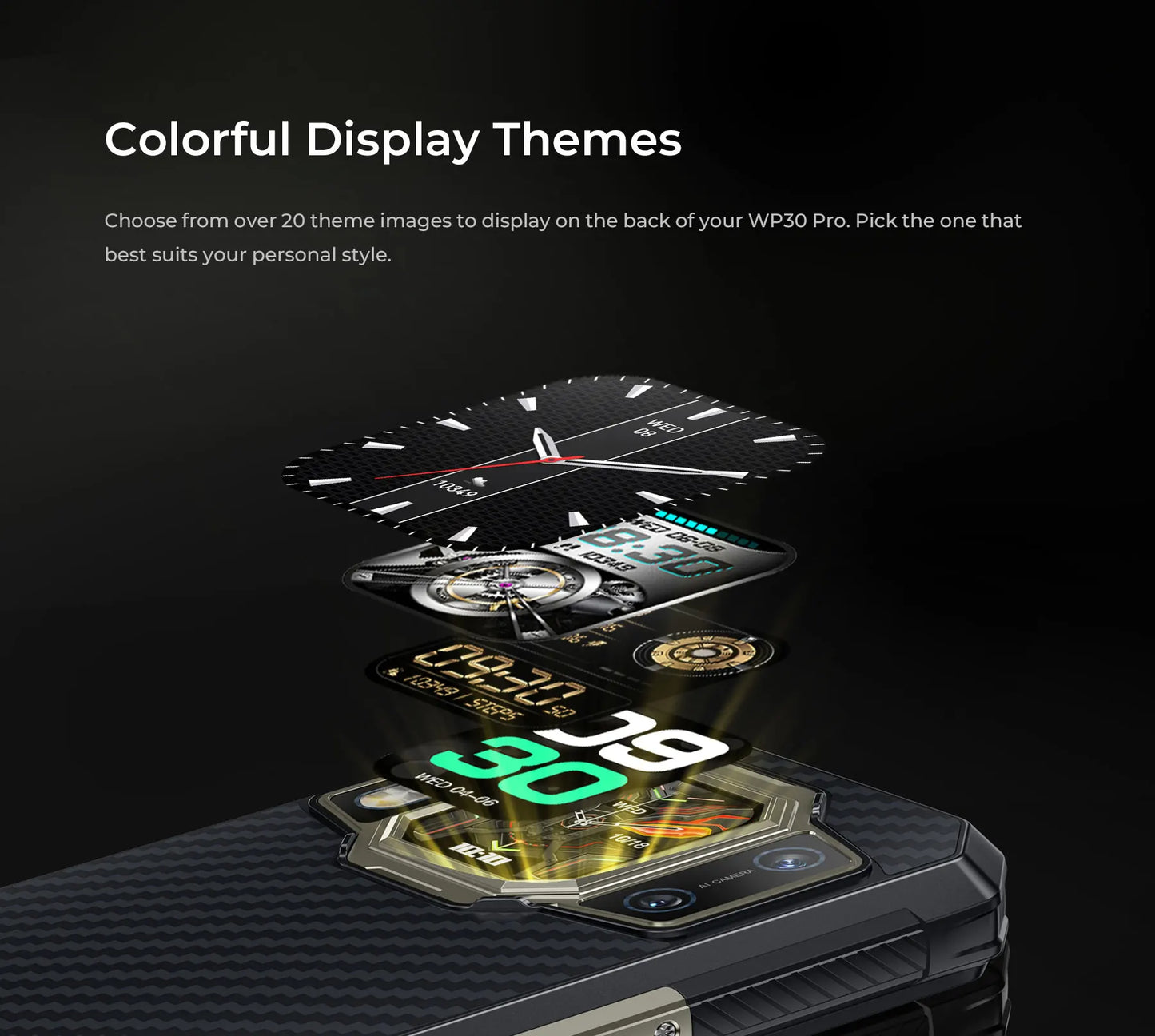 Oukitel WP30 Pro 120W 5G Rugged Smartphone android 13 12GB+512GB 11000 mAh 6.78" FHD+ Mobile Phone 108MP Cell Phone Global