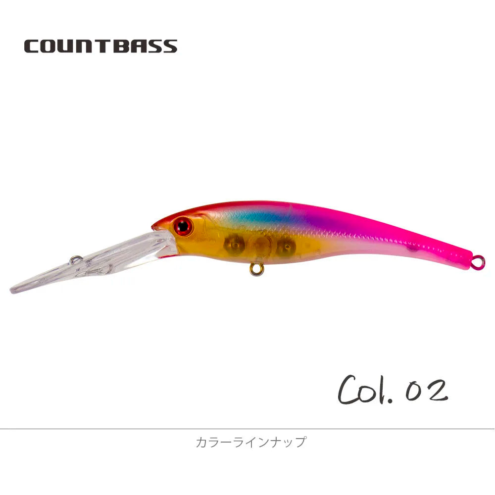 COUNTBASS Crankbaits Hard Plastic Fishingg Wobblers Shad Minnow Bass Pike Perch  Angler's Lure 90mm 13g