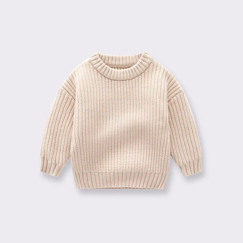 0-6Yrs Baby Boys Girls Knit Sweater Clothes 2025 New Toddler Infant Newborn Knitwear Soft Spring Long Sleeve Baby Pullover Tops