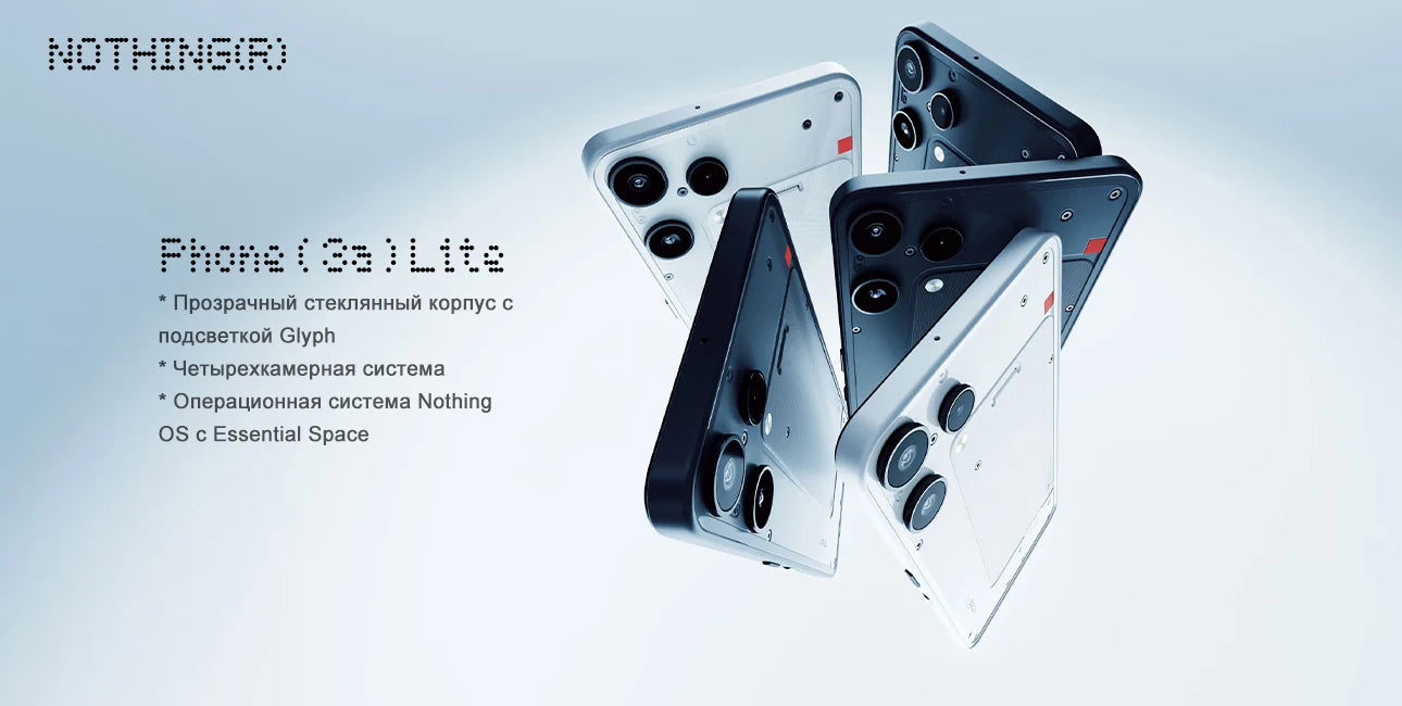 In Stock Nothing Phone (3a) lite Global Version MediaTek Dimensity 7300 Pro5G 6.77 AMOLED 120Hz 5000mAh  50MP Camare