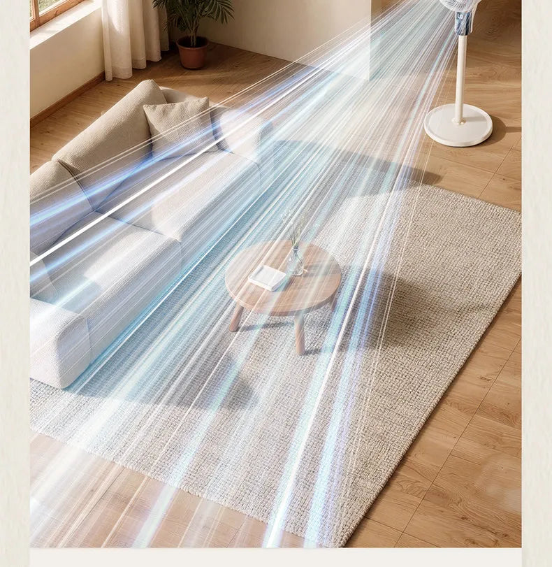 Electric fan floor fan silent household large wind desktop small air circulation refrigeration air conditioner