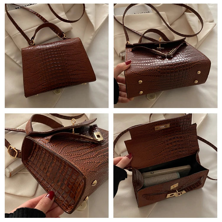 Fashionable  Handbag Women's Shoulder Bag Versatile Crossbody Small Square Bag Elegant Single-Strap Handbag