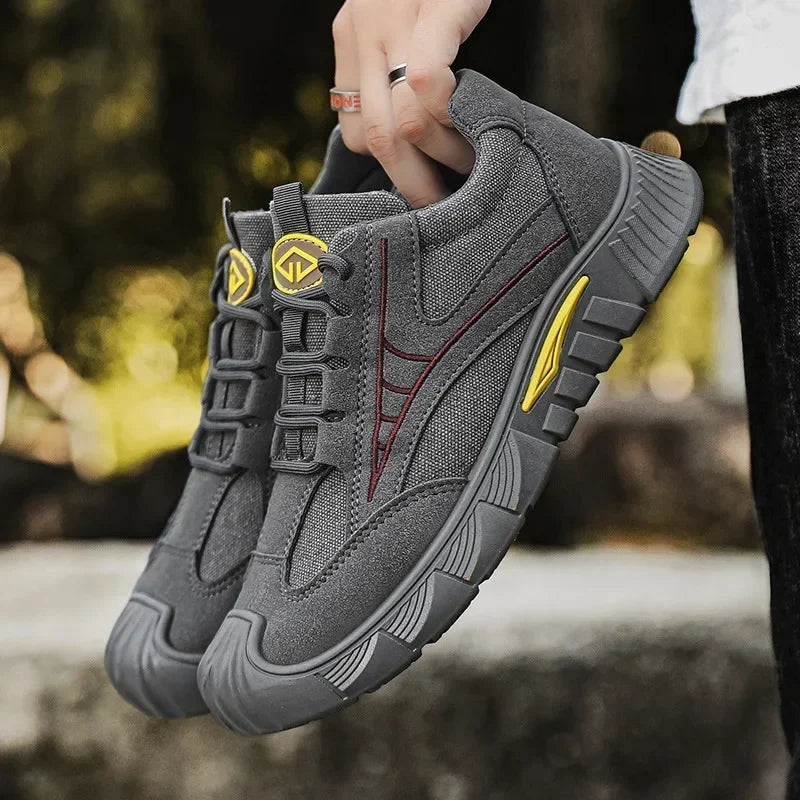 Steel Toe Shoes for Men Lightweight Work Shoes Comfortable Mens Work Boots Indestructible Safety Shoe for Men Industrial