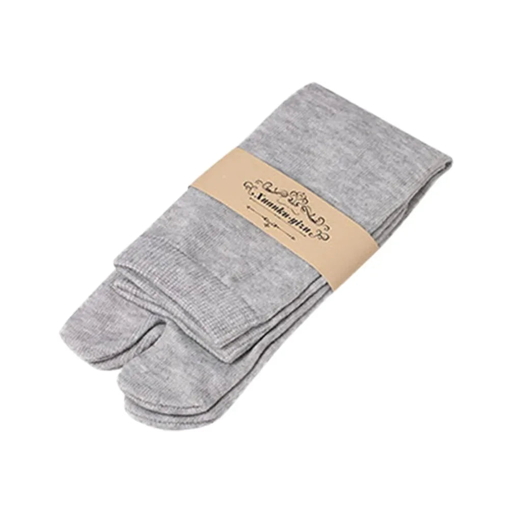 1-5Pair Japanese Style Two Finger Socks Unisex Clog Socks Polyester Toe Separation Socks Kimono Flip Flop Sandal Split Toe Sock