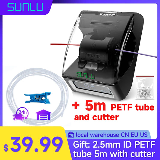 SUNLU Filament Connector For filament Fast Welding For bambu lab For PETG/PLA/ABS/TPU/Nylon 200Pcs PTFE Sleeve filament Splice