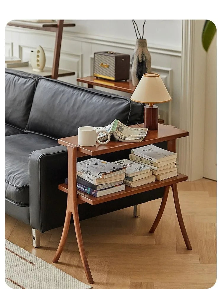 Wooden Table Modern Coffee Tables Portable Sofa Side Table Living Room Luxury Desk Multifunction Storage Furniture Decoration