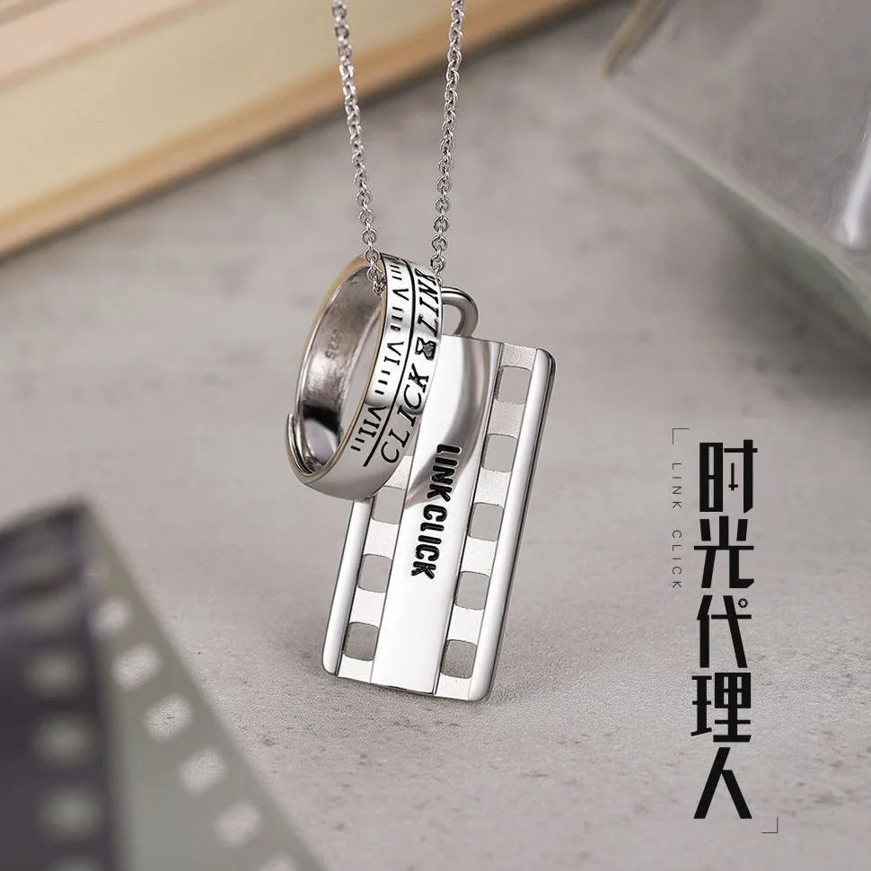 LINK CLICK Necklace Pendant Anime Peripherals Trendy Toys Cosplay Fashion Cartoon Accessories High-value Niche Gifts