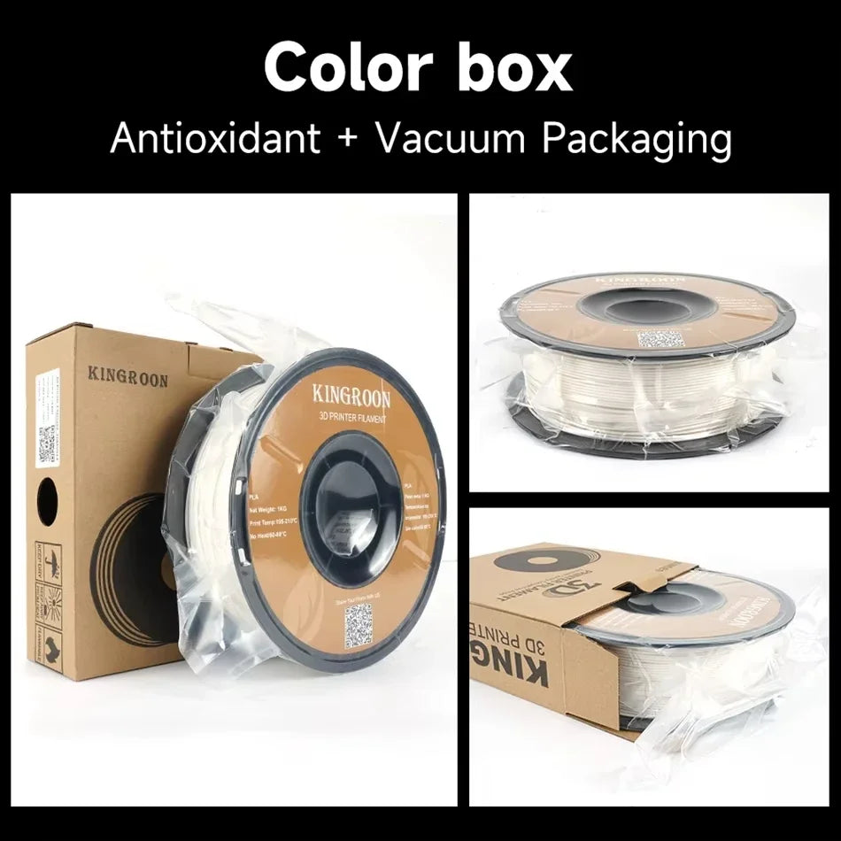 Dual color PLA Filament Multicolor PLA Filament 200g/roll 1.75mm 3D Printer Filament No-Tangling Bubble Free for FDM 3D Printer