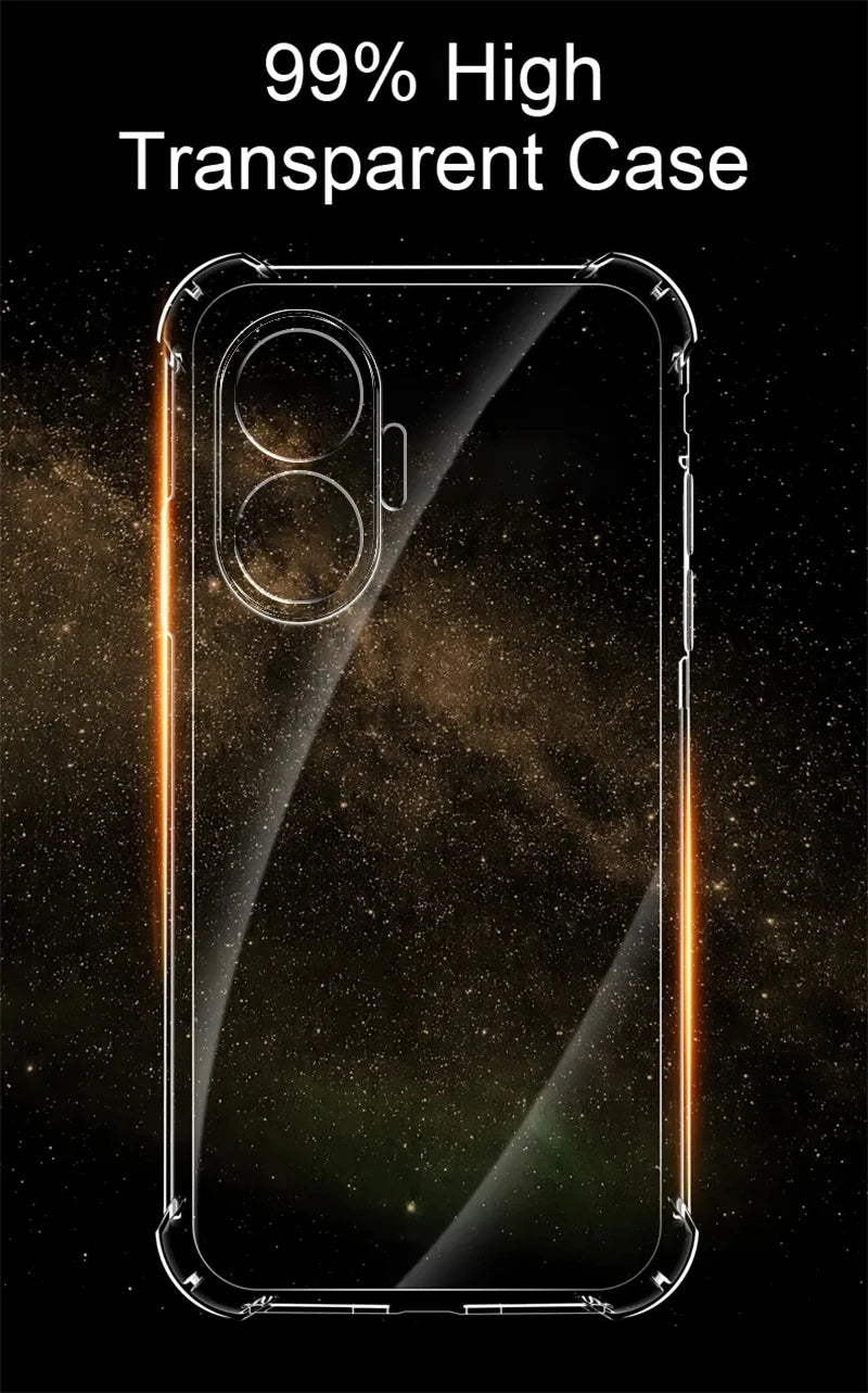 Shockproof Clear Cover For Xiaomi Poco C85 C75 C65 C71 C40 POCO F7 Ultra F6 F5 F2 Pro F4 F3 GT Transparent Silicone Case Fundas