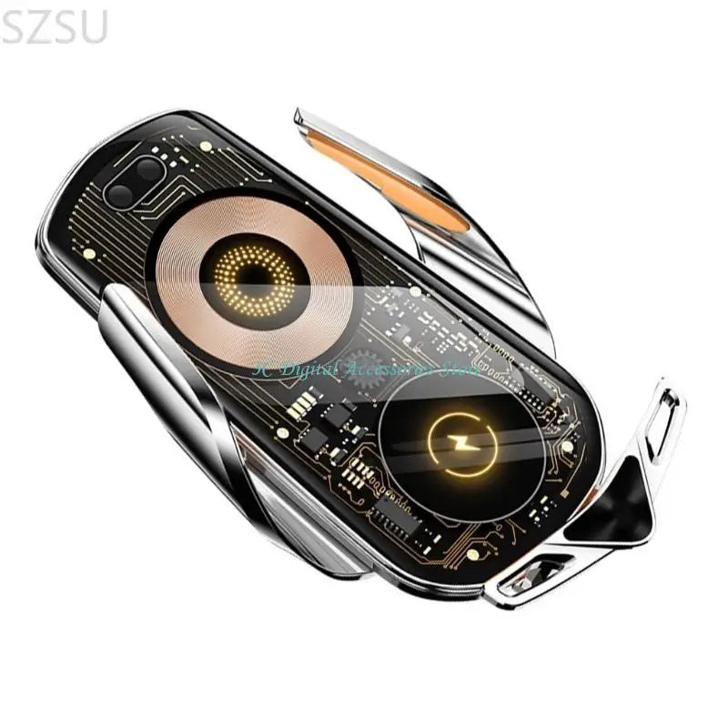 SZSU Car Interior Wireless Phone charging Stand Multifunction Wireless Car Phone Holder