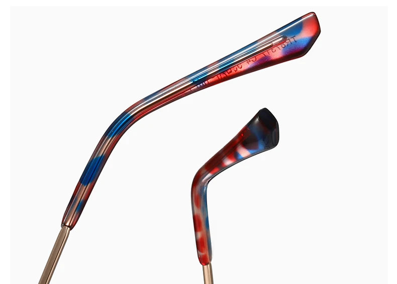 VICKY Fashion Geometric Square Large Frame Personalized Design Women's Anti-Blue Light Reading Glasses Customizable Prescription