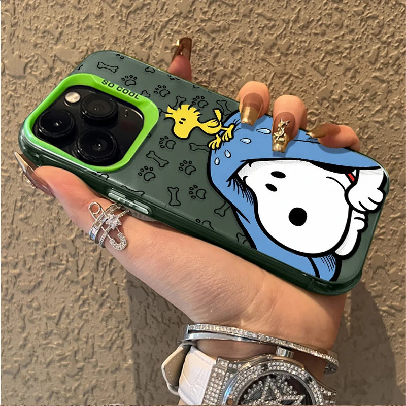 Anime Funny Dog Cool S-Snoopy Hard Phone Case for Xiaomi Redmi Note 15 14 13 12 10 9 Pro Plus 4G 5G 12S 11S 10S  9S Matte Cover