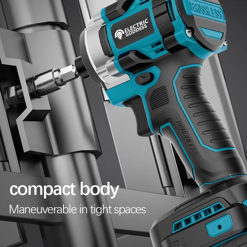 230NM Brushless Electric Screwdriver Multi-function Lithium Drill Cordless Driver Battery Set For Makita 18V Battery Pin