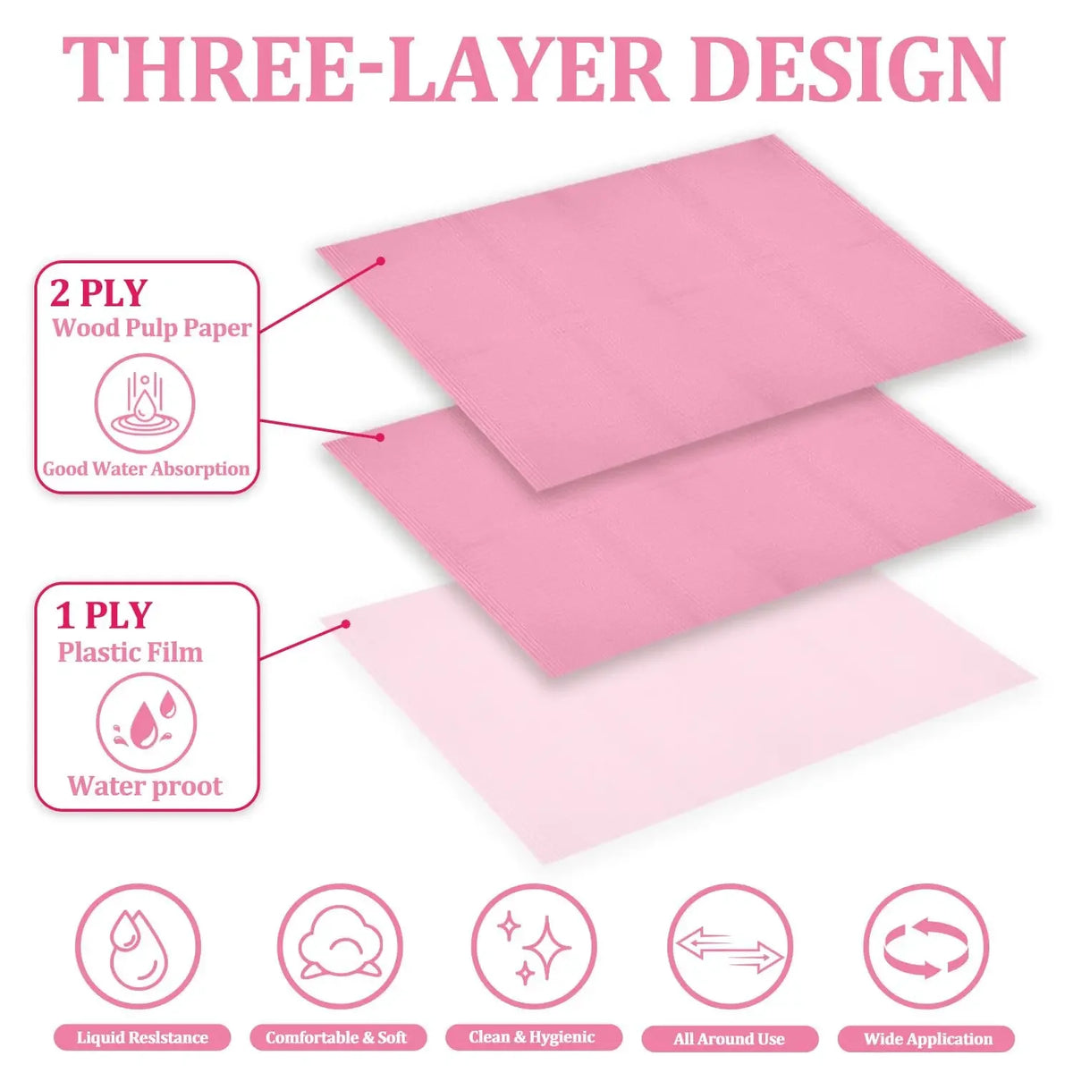 100/50/30/15/5PCS Disposable Nail Mats Fordable Nail Paper Towels for Table Acrylic Nail Practice Sheet Nail Art Table Mats