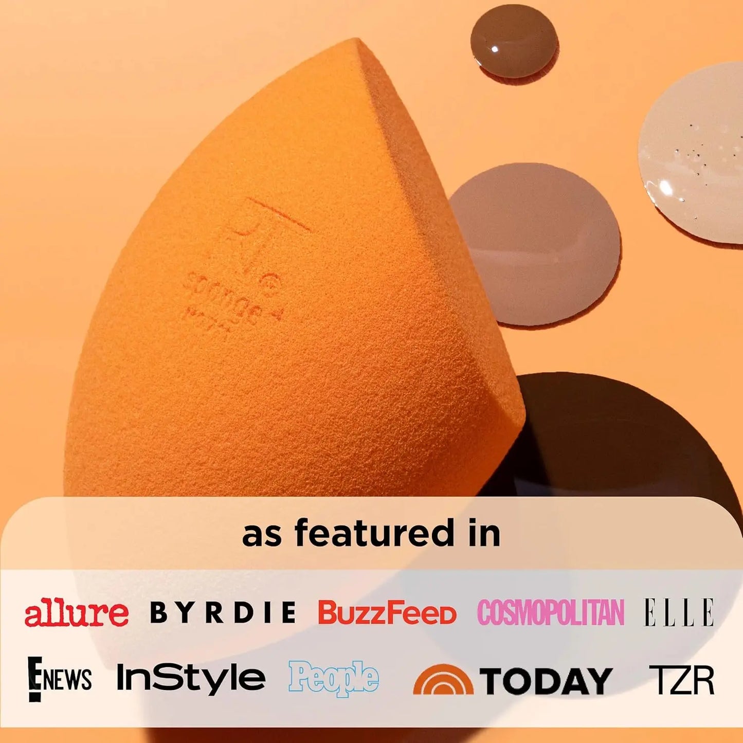 Real Techniques Complexion Sponge Makeup Blender Liquid and Cream Foundation Streak-Free Professional Makeup Tool Free 4 Count