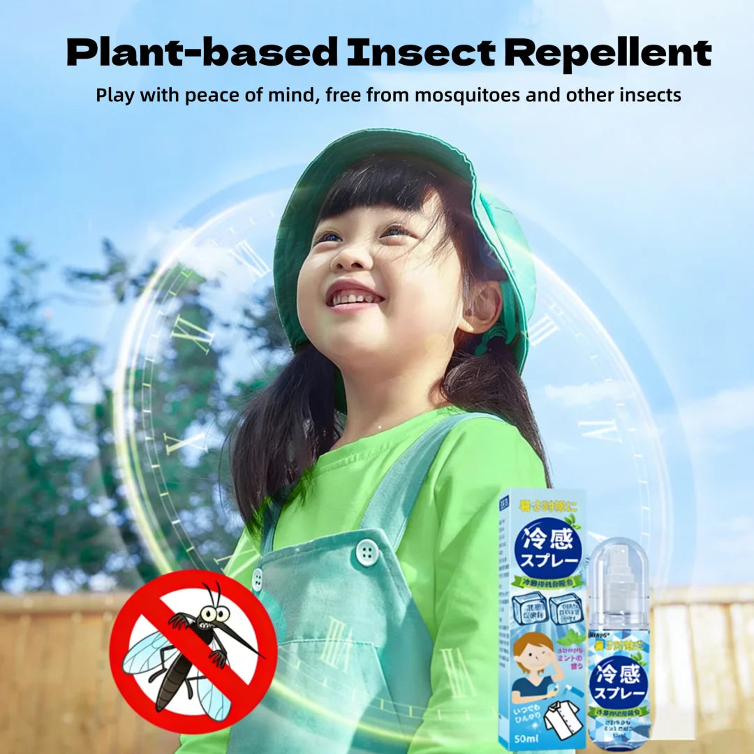 Instant Cooling Spray for Clothes Sun Protection Anti-Heat Cooling Spray Summer Outdoor Travel Daily Cooling Essentials