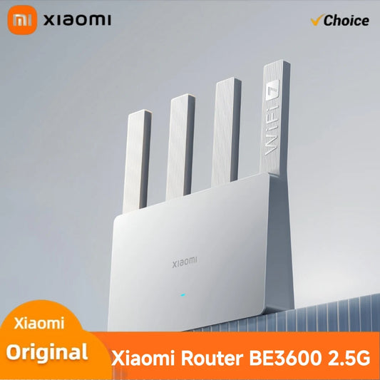 Original Xiaomi Router BE3600 New WiFi7 2.5G Ethernet Port 3600 Mbps Ultra Fast NetworkSpeed Work with Mi Home APP For Home