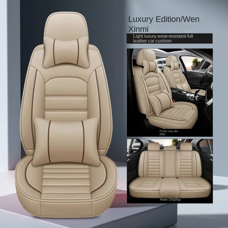 Universal Style Car Seat Cover for Volkswagen Touareg Golf ID3 ID4 X T-Cross Car Accessories Interior Details Seat Protector
