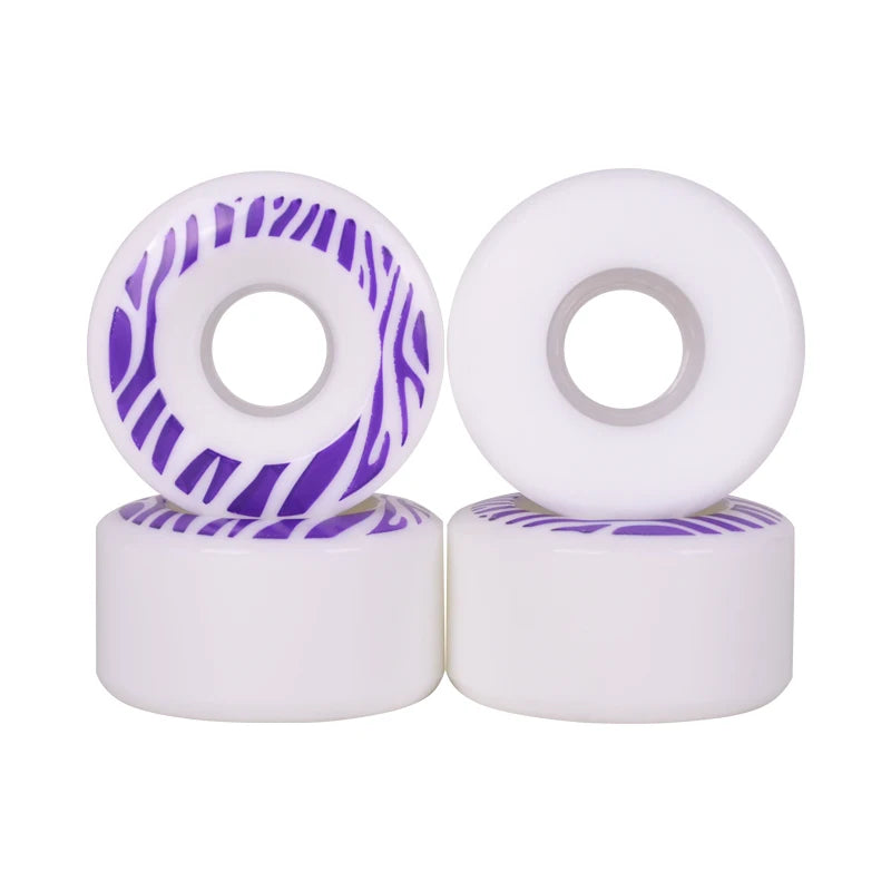 55*32mm Skateboard Wheels 80A HR65% Rebound All-Round Cruiser Trick Wheels for Double Kick Skateboard  Wheel Accessories