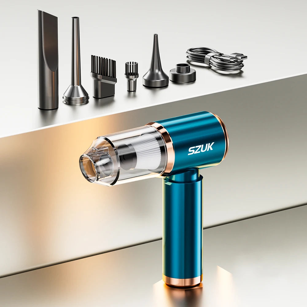 SZUK New Car Vacuum Cleaner 165000Pa Wireless Vacuum Cleaner Powerful Suction Handheld Portable Mini Vacuum Cleaner for Car