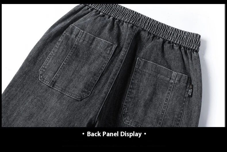 Jeans Men's Fall 2025 New Loose Leg Harem Pants Men's Elastic Waist Casual Pants