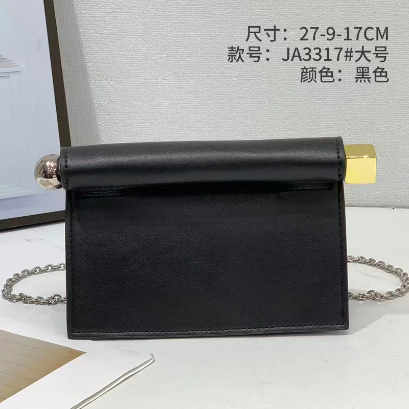 Luxury Designer Big Handbag for Women New Fashion Take-out Clutch with Metal Dreses Purses Prom Bag for Ladies Crossbody Bag