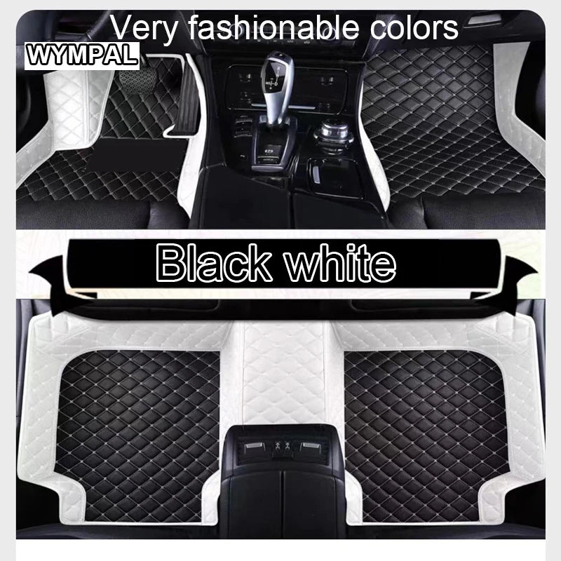 Car Floor Mats For VW Golf 4 MK4 1998 1999 2000 2001 2002 2003 car Accessories Leather Carpets Rugs Foot Pads