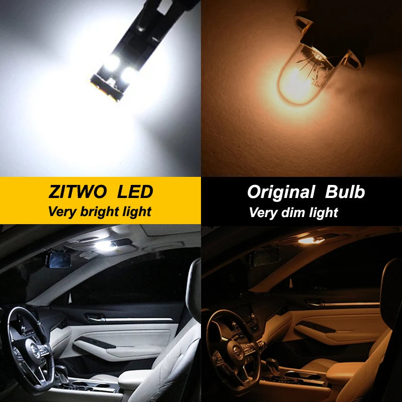 ZITWO 11Pcs Canbus LED Bulb Interior Dome Reading Map Trunk Light Kit For Skoda Scala 2019 2020 2021 2022 Car Accessories Canbus