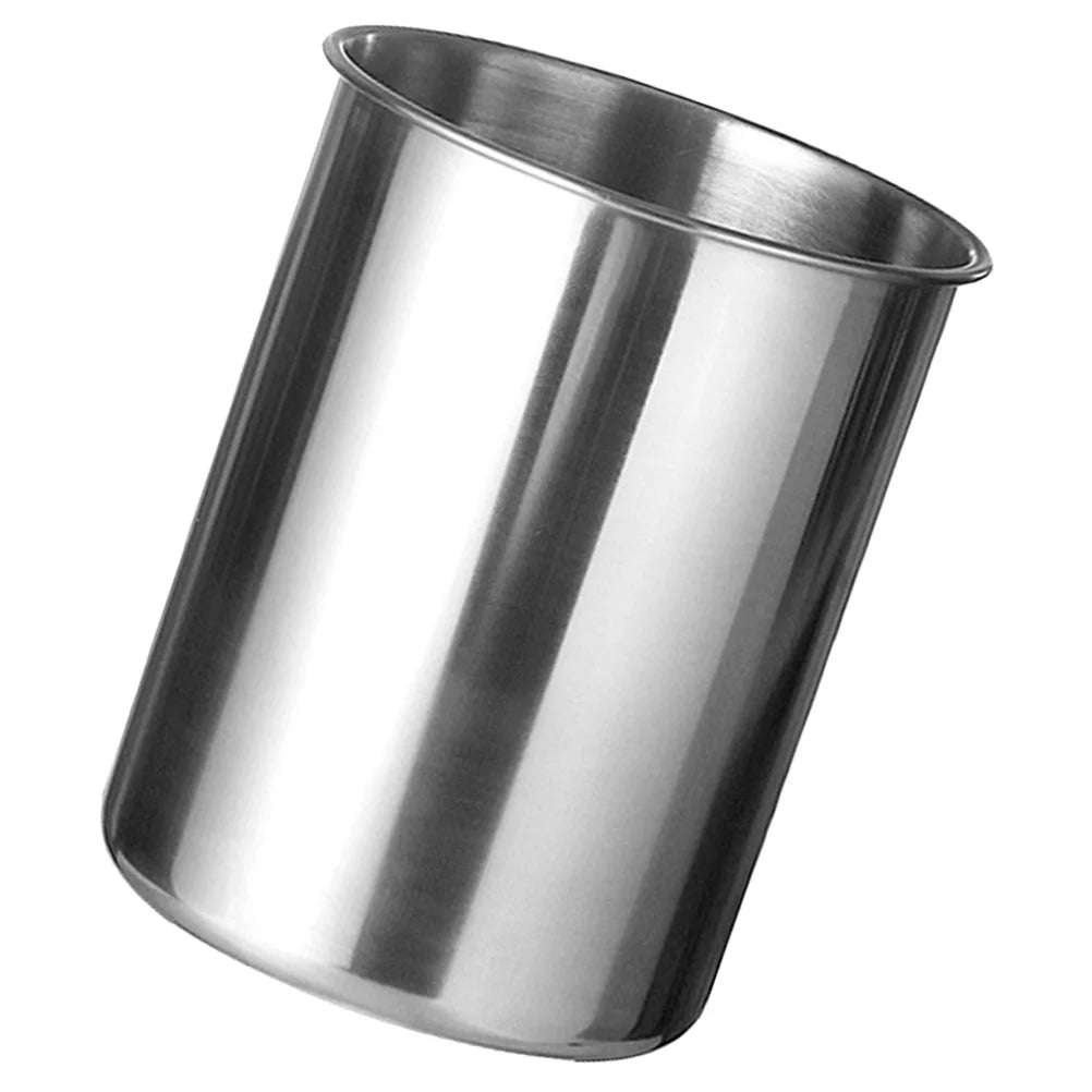 Portable Stainless Steel Ice Cube Bucket Durable Metal Cooler for Parties and Picnics Small Flower Water Holder